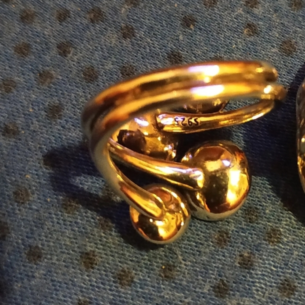 Silver plated ring - Picture 5 of 5